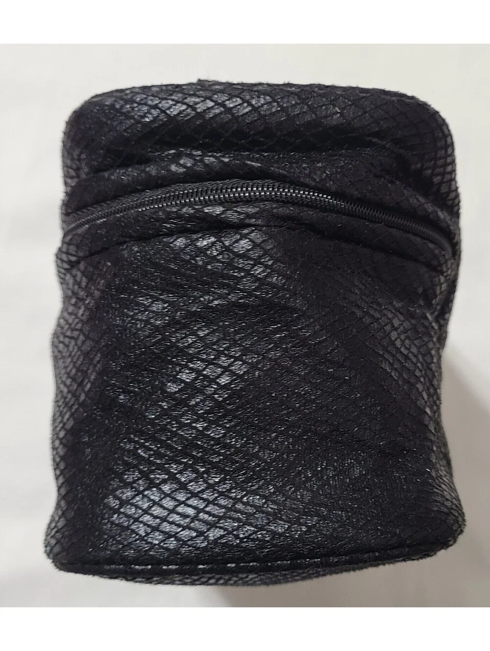 Jimmy Choo Parfums Cosmetic Makeup Case Bag Womens Sz Medium Black Travel Pouch